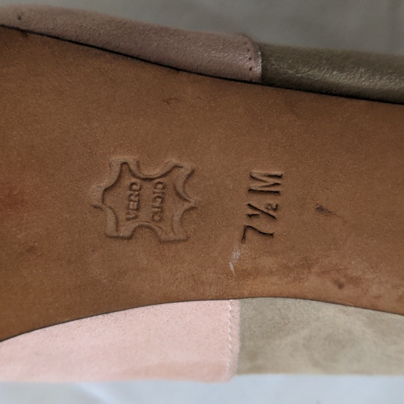 Donald Pliner Two Toned Suede Pump - Picture 6 of 6